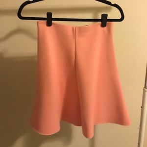 Zara pink fall/winter skater skirt